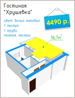 Натяжные потолки в Челябинске цены